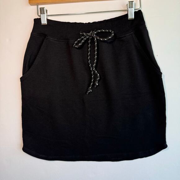 Sundry for Evereve Saturday Skirt Soft Knit Pockets Drawstring Waist Small - Picture 1 of 12